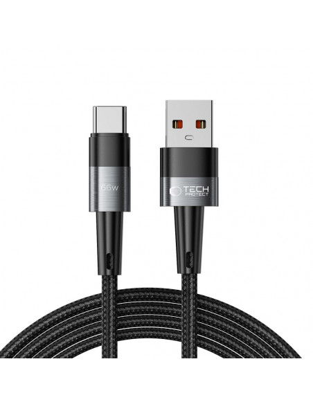 
USB-C - USB-C 66W 6A 2m kabelis - pilkas
