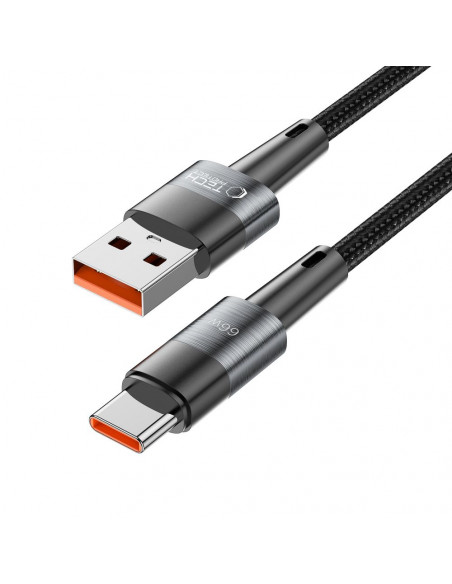 
USB-C - USB-C 66W 6A 2m kabelis - pilkas
