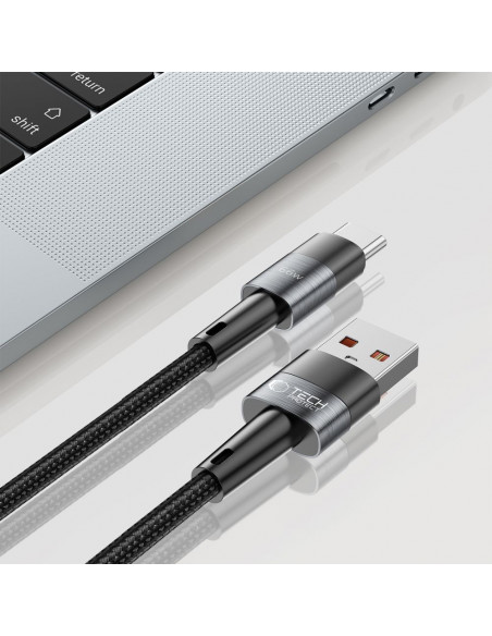 
USB-C - USB-C 66W 6A 2m kabelis - pilkas
