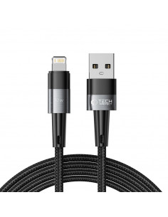 
USB-A - iPhone Lightning kabelis 12W 2.4A 2m - pilkas
