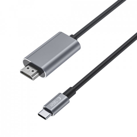 
USB-C - HDMI 4K 60Hz 2m kabelis - juodas
