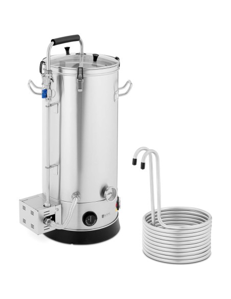 Košės ir virimo virdulys alaus gamybai STAL 30-110C 32 l 2000 W Košės ir virimo virdulys alaus gamybai STAL 30-110C 32 l 2000 W