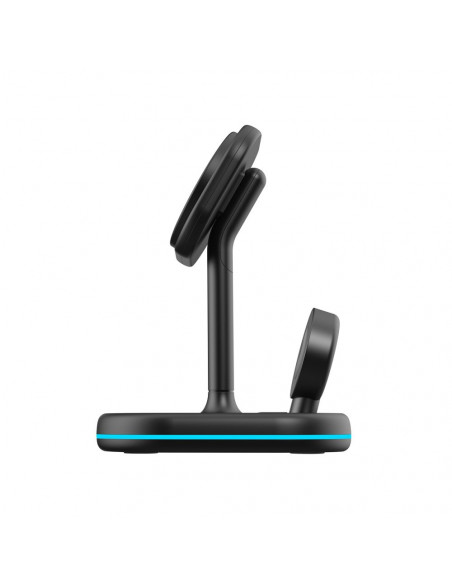 
3 viename „MagSafe“ belaidis įkroviklis su išmaniojo telefono laikikliu, skirtas „Apple Watch AirPods“ – juodas
