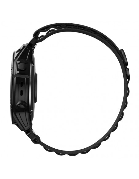 
„Garmin Fenix 5 / 6 / 6 Pro / 7“ nailoninis laikrodžio dirželis – juodas
