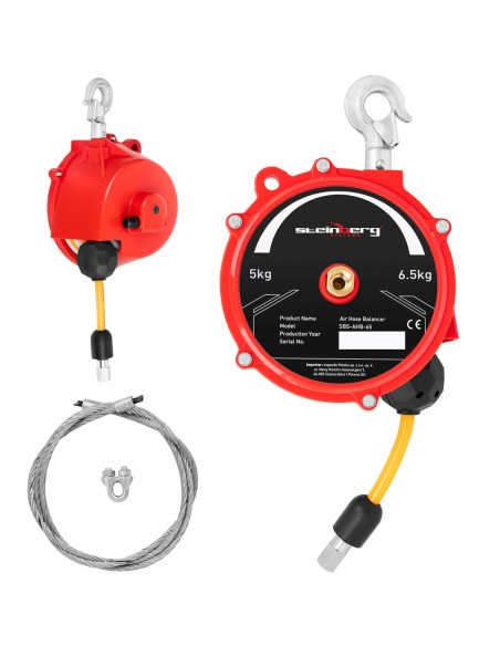 Lyno balansavimo įtempimo mažinimas su pneumatine žarna 5 - 6,5 kg 1,3 m Lyno balansavimo įtempimo mažinimas su pneumatine žarna 5 - 6,5 kg 1,3 m