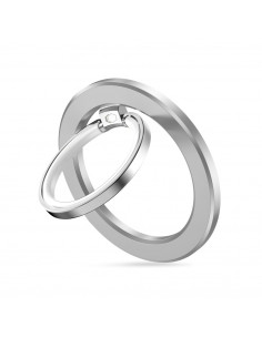 
Magnetinis piršto žiedo laikiklis išmaniajam telefonui su „MagSafe“ apsauga - sidabrinis
