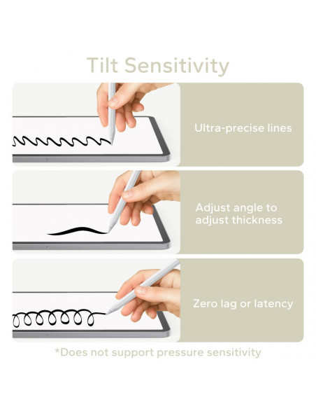 
Magnetinis rašiklis iPad skaitmeniniam magnetiniam rašikliui 3 - baltas

