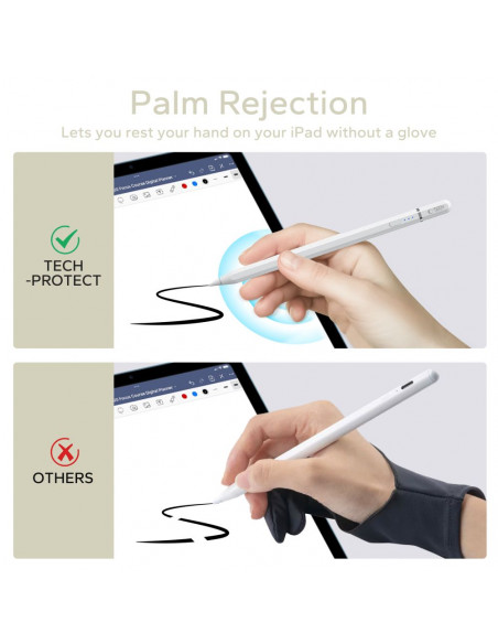 
Magnetinis rašiklis iPad skaitmeniniam magnetiniam rašikliui 3 - baltas
