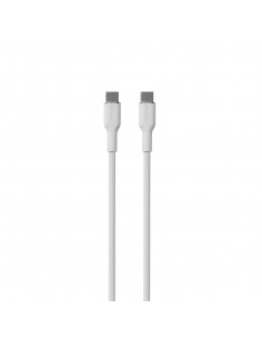 
USB-C 60W silikoninis kabelis 1,5 m – baltas
