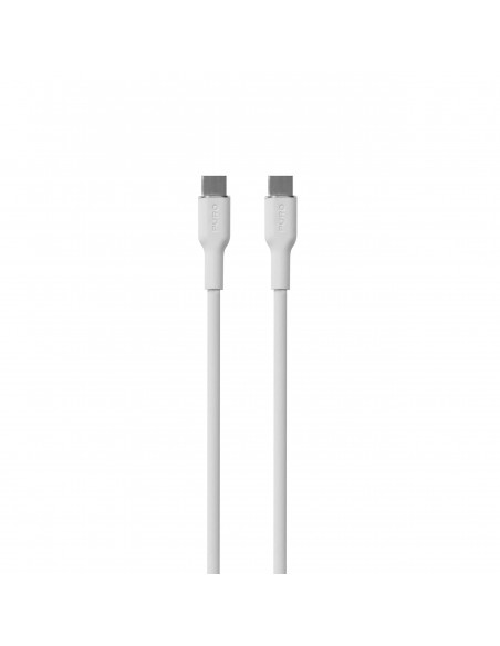 
USB-C 60W silikoninis kabelis 1,5 m – baltas
