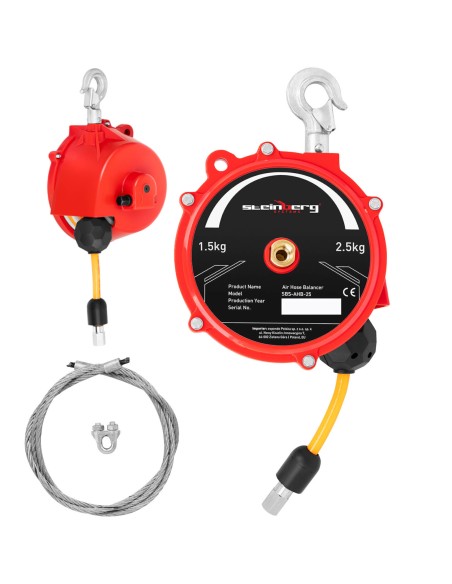 Lyno balansavimo įtempimo mažinimas su pneumatine žarna 1,5 - 2,5 kg 1,3 m Lyno balansavimo įtempimo mažinimas su pneumatine žarna 1,5 - 2,5 kg 1,3 m