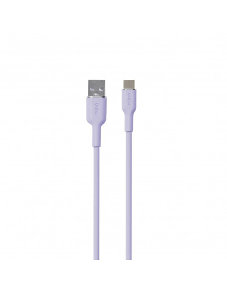 
USB-A - USB-C laidas 1,5 m - violetinis
