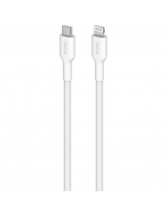 
MFI USB-C - iPhone Lightning kabelis 1.2m - baltas
