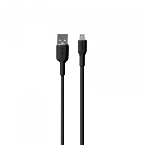 
Silikoninis USB-A laidas – iPhone Lightning 1.5m – Juodas
