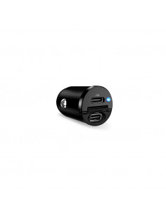 
Automobilinis įkroviklis 2 x USB-C 30W PD - juodas
