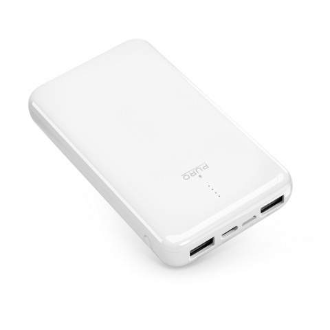
Išorinė baterija 10000mAh USB-A USB-C 12W - balta
