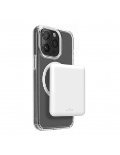 
5000mAh USB-C „MagSafe Power Mag“ išorinė baterija – balta
