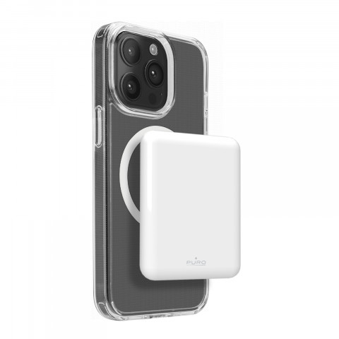 
5000mAh USB-C „MagSafe Power Mag“ išorinė baterija – balta
