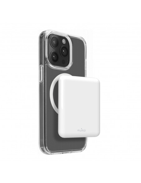 
5000mAh USB-C „MagSafe Power Mag“ išorinė baterija – balta
