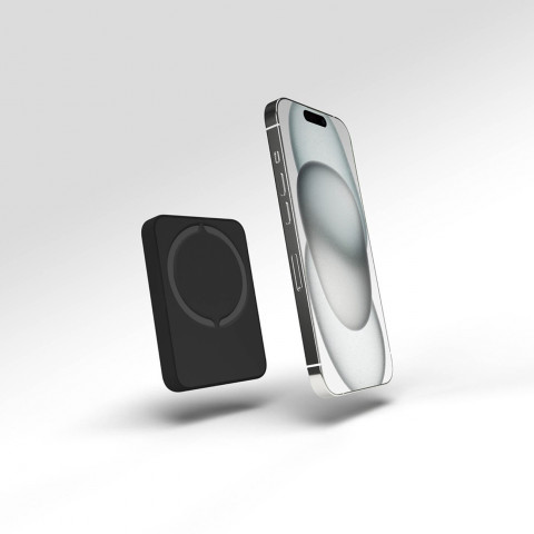 
4200mAh USB-C „MagSafe Mini Power Mag“ išorinė baterija – juoda
