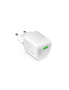 
„MiniPro“ 30 W USB-C GaN sieninis įkroviklis – baltas
