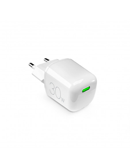 
„MiniPro“ 30 W USB-C GaN sieninis įkroviklis – baltas
