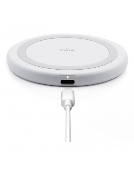 
Belaidis įkroviklis, skirtas „Android“ ir „iPhone“ išmaniesiems telefonams, 15 W – baltas
