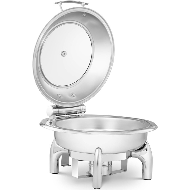 Apvalus maisto šildytuvas pastai su dangteliu su lango skersmuo. 39cm 5,5l