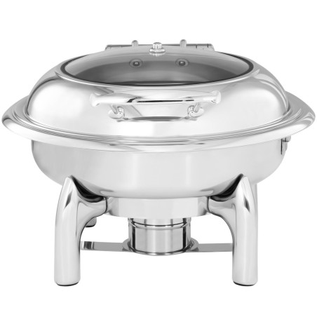 Apvalus maisto šildytuvas pastai su dangteliu su lango skersmuo. 39cm 5,5l Apvalus maisto šildytuvas pastai su dangteliu su lango skersmuo. 39cm 5,5l