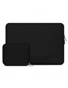 
Nešiojamojo kompiuterio krepšys, dėklas, įmautė 15-16 colių nešiojamiesiems kompiuteriams + priedų dėklas - juodas
