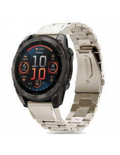 
Apyrankė, skirta „Garmin Fenix 5 / 6 / 6 PRO / 7 / 8 / E“ laikrodžiui - titano spalvos
