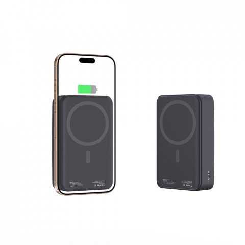 
20000mAh išorinė baterija su „MagSafe USB-C“ laidu, 30 cm, juoda
