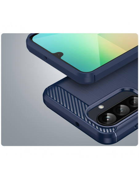 
Silikoninis dėklas, skirtas „Samsung Galaxy A26 Carbon“ dėklui - mėlynas
