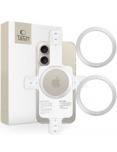 
Magnetinis „MagSafe“ žiedas išmaniojo telefono dėklui – sidabrinis
