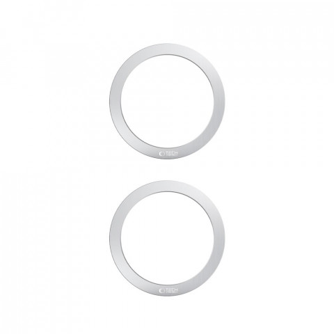 
Magnetinis „MagSafe“ žiedas išmaniojo telefono dėklui – sidabrinis
