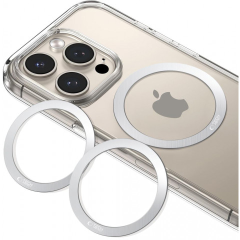 
Magnetinis „MagSafe“ žiedas išmaniojo telefono dėklui – sidabrinis
