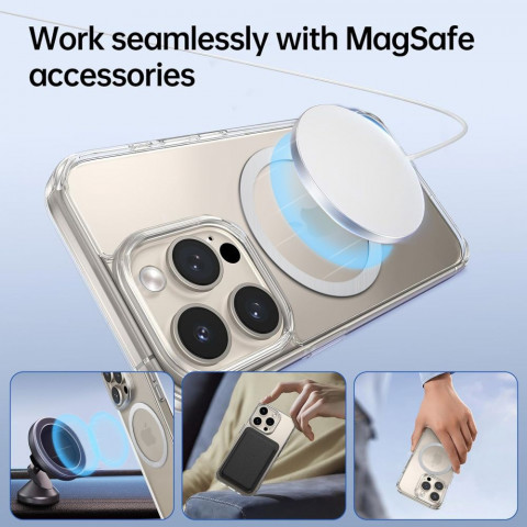 
Magnetinis „MagSafe“ žiedas išmaniojo telefono dėklui – sidabrinis
