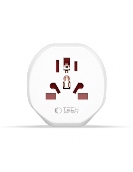 
Kelionių adapteris JK/ JAV/ AU/ FI/ CN-1/ CN-2 į ES – baltas
