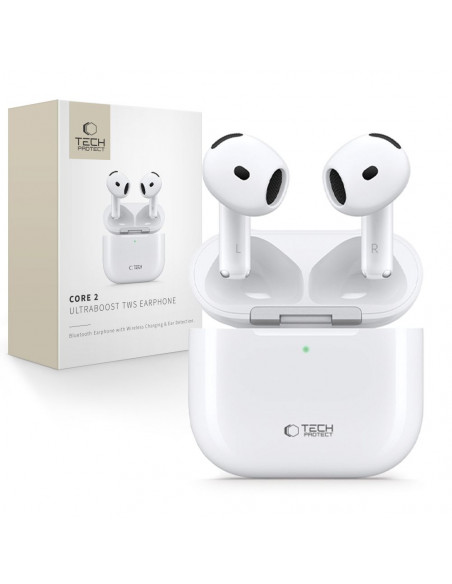 
TWS Core 2 UltraBoost belaidės ausinės – baltos
