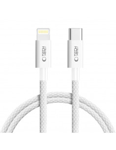 
USB-C laidas – iPhone Lightning PD 27W 3A 100 cm – pilkas
