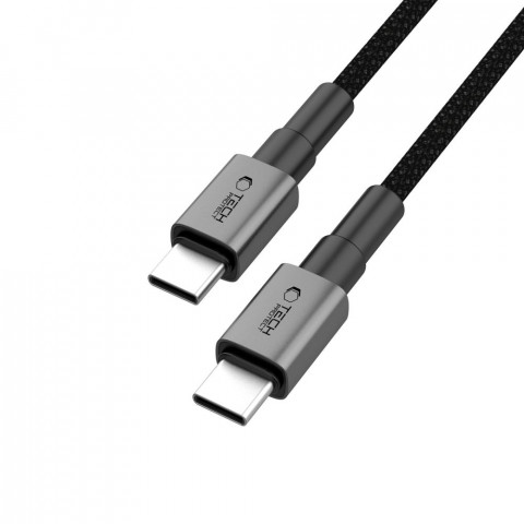 
USB-C PD 100W 5A 300 cm kabelis - pilkas
