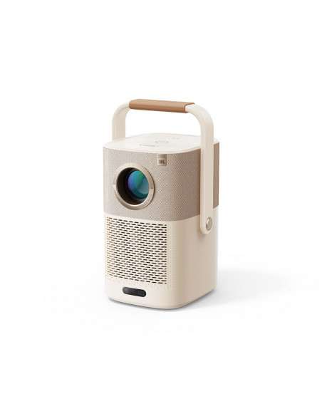 
„FullHD 1080p“ LCD belaidis multimedijos projektorius su „JBL WiFi BT T2 Plus“ garsiakalbiais – smėlio spalvos
