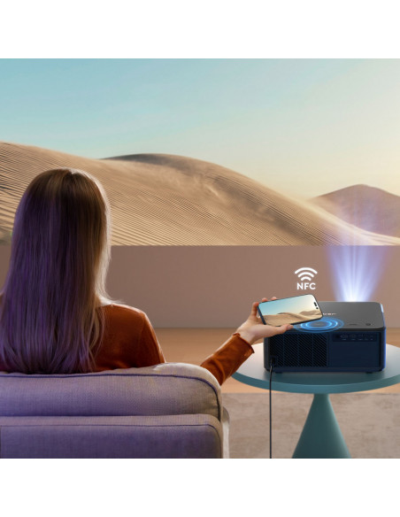 
„FullHD 1080p“ LCD multimedijos projektorius su JBL garsiakalbiais ir „WiFi BT“ žemųjų dažnių garsiakalbiu „K2s Pro“ – ...