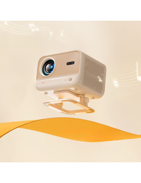 
„FullHD 1080p“ LCD multimedijos projektorius su „JBL WiFi L2 Plus“ garsiakalbiais – smėlio spalvos
