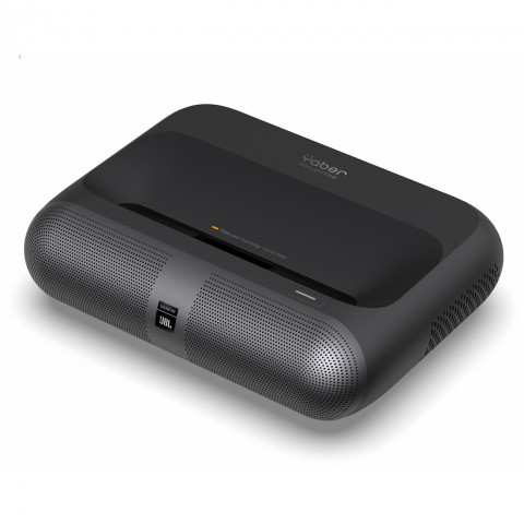 
RGB FullHD 1080p lazerinis multimedijos projektorius su JBL WiFi BT K300s garsiakalbiais – juodas
