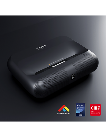 
RGB FullHD 1080p lazerinis multimedijos projektorius su JBL WiFi BT K300s garsiakalbiais – juodas
