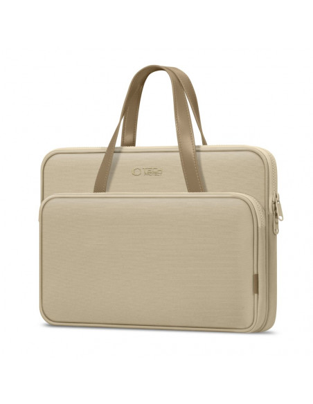 
15–16 colių putplasčio nešiojamojo kompiuterio krepšys – smėlio spalvos
