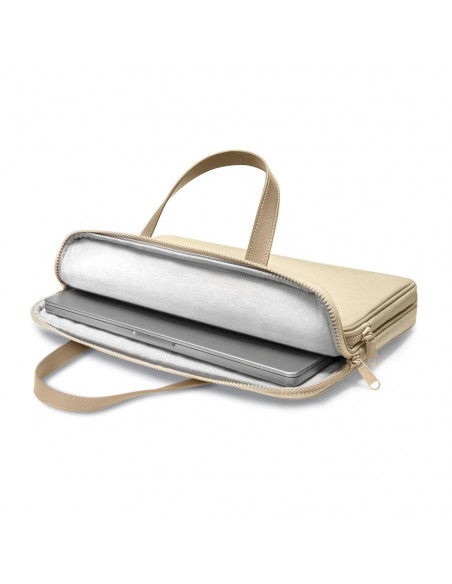 
15–16 colių putplasčio nešiojamojo kompiuterio krepšys – smėlio spalvos
