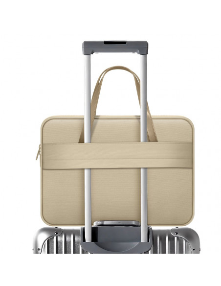 
15–16 colių putplasčio nešiojamojo kompiuterio krepšys – smėlio spalvos
