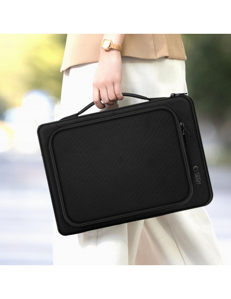 
Bazinis 13–14 colių nešiojamojo kompiuterio dėklas – juodas
